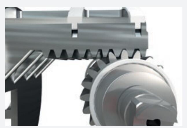 ACTREG气动执行器对齿条和齿轮传动进行了独特设计和优化